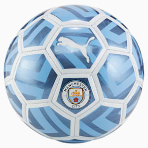 Balón de fútbol para aficionados del Manchester City, PUMA White-Team Light Blue, extralarge