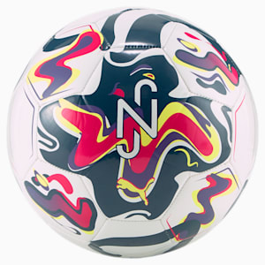 Neymar Jr Graphic Soccer Ball, Dark Night-Orchid Shadow-Fluro Yellow Pes