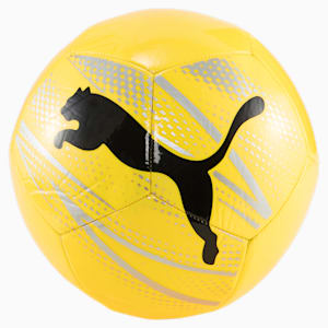 Balón de fútbol ATTACANTO, Yellow Blaze-PUMA Black-PUMA Silver, extralarge