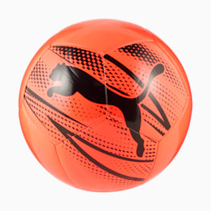ATTACANTO Soccer Ball, Glowing Red-PUMA Black, extralarge