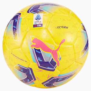 Orbita Serie A Replica Soccer Ball, Pelé Yellow-Blue Glimmer-multi colour, extralarge