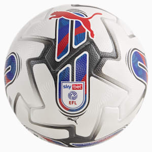 Orbita 1 EFL Football, PUMA White-PUMA Red-Team Power Blue, extralarge-GBR