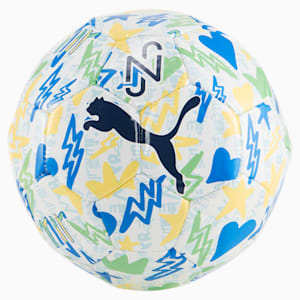 Fútbol estampado de fútbol NEYMAR JR, PUMA White-multicolor, extralarge