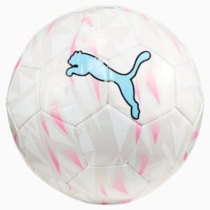 PUMA FINAL Graphic Soccer Ball, PUMA White-Puma Silver-Poison Pink-Bright Aqua, extralarge