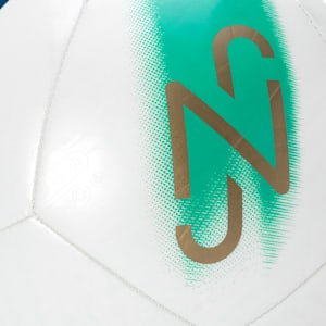 Neymar JR BNA Graphic Football, PUMA White-Gold-Pelé Yellow, extralarge-IND
