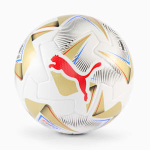 PUMA Cumbre CONMEBOL Copa América 2024 (Official) Soccer Ball, PUMA White-PUMA Gold, extralarge