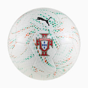 Portugal Fan Soccer Ball, PUMA White-PUMA Black, extralarge