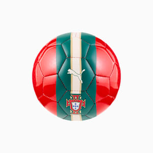 Portugal Fan Mini Soccer Ball, Sport Red-PUMA White, extralarge