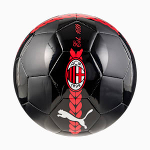 AC Milan 24/25 Pre-match Soccer Ball, PUMA Black-For All Time Red, large