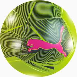 Balón de fútbol PUMA Big Cat, Yellow Alert-Matte Aged Silver-Sun Struck, extralarge