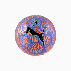 PUMA x NEYMAR Graphic Mini Soccer Ball, Orange Poppy-PUMA Black, extralarge