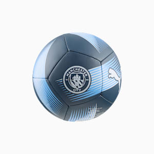 Manchester City Essentials Mini soccer, PUMA Navy-Team Light Blue, extralarge