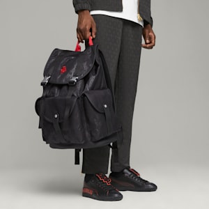 PUMA x DAPPER DAN Unisex Backpack, PUMA Black, extralarge-IND