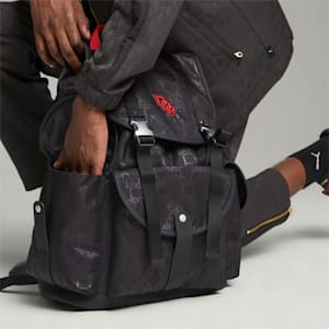 PUMA x DAPPER DAN Unisex Backpack, PUMA Black, extralarge-IND