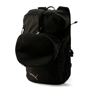 ユニセックス サッカー ジュニア バックパック 30L, Puma Black-PUMA Black- Team Silver, extralarge-JPN