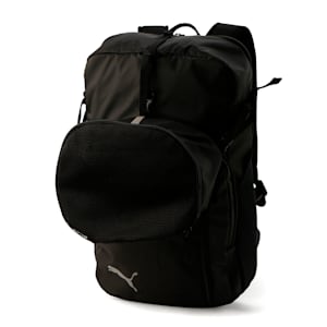 ユニセックス サッカー ジュニア バックパック25L, Puma Black-PUMA Black- Team Silver, extralarge-JPN