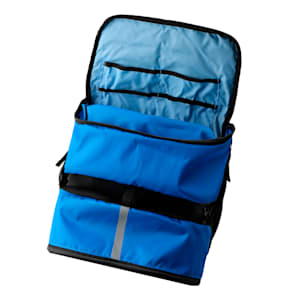 ユニセックス サッカー ジュニア バックパック25L, Puma Black-Electric Blue Lemonade- Team Silver, extralarge-JPN