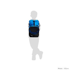 ユニセックス サッカー ジュニア バックパック 30L, Puma Black-Electric Blue Lemonade- Team Silver, extralarge-JPN