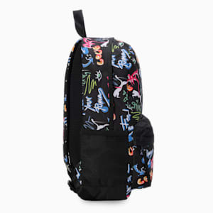 Feed Your PUMA Youth Backpack, PUMA Black-AOP, extralarge-IND
