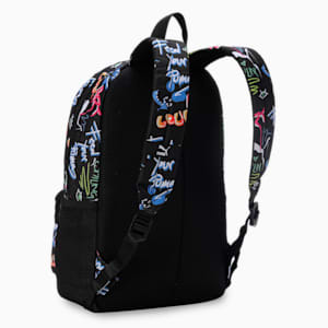 Feed Your PUMA Youth Backpack, PUMA Black-AOP, extralarge-IND