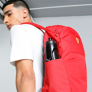 Scuderia Ferrari Race Unisex Backpack, Rosso Corsa, extralarge-IND