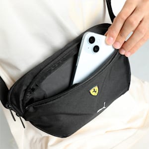 Scuderia Ferrari Race Motorsport Unisex Waist Bag, PUMA Black, extralarge-IND