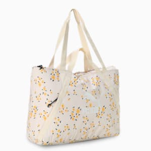Floral Graphic Women's Shopper, Pristine-AOP, extralarge-IND