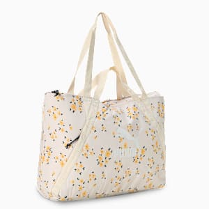 PUMA Floral Graphic Women’s Shopper Tote Bag 7.8L, Pristine-AOP, extralarge-IND
