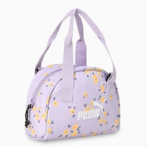 Floral Graphic Women's Grip Bag, Vivid Violet-AOP, extralarge-IND