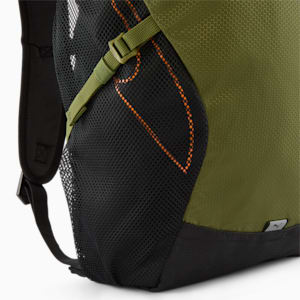 PUMA Plus PRO Backpack, Olive Green-Rickie Orange, extralarge