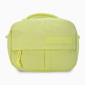PUMA.BL Unisex Crossbody Bag, Lime Sheen, extralarge-IND
