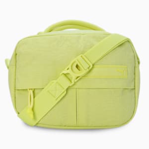 PUMA.BL Unisex Crossbody Bag, Lime Sheen, extralarge-IND