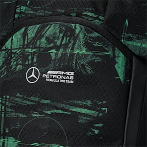 Mercedes-AMG Petronas Motorsport Statement Unisex Backpack, PUMA Black-AOP, extralarge-IND