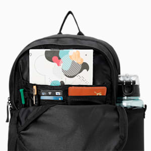 PUMA x RCB 2023 Arcade Unisex Cricket Backpack, PUMA Black, extralarge-IND
