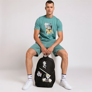 PUMA x RCB 2023 Arcade Unisex Cricket Backpack, PUMA Black, extralarge-IND