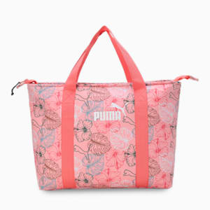 PUMA Vacation Women's Tote Bag, Frosty Pink-AOP, extralarge-IND