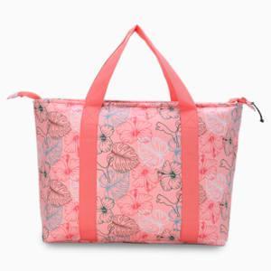 PUMA Vacation Women's Tote Bag, Frosty Pink-AOP, extralarge-IND