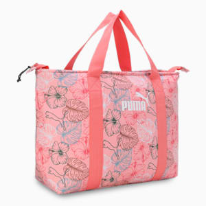PUMA Vacation Women's Tote Bag, Frosty Pink-AOP, extralarge-IND