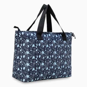 PUMA Women's Floral Tote Bag, Bering Sea, extralarge-IND
