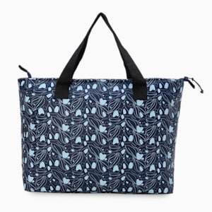 PUMA Women's Floral Tote Bag, Bering Sea, extralarge-IND