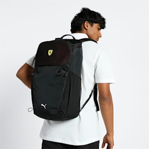 Scuderia Ferrari Race Unisex Motorsport Backpack, PUMA Black, extralarge-IND