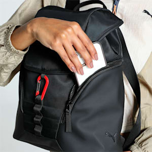 Scuderia Ferrari Style Women's Motorsport Backpack, PUMA Black, extralarge-IND