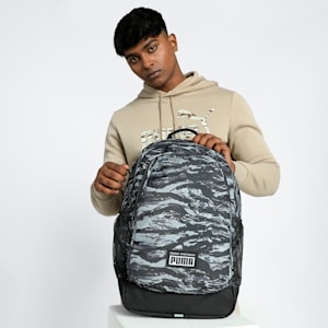 ユニセックス プーマ アカデミー バックパック 32L 29L, PUMA Black-Camo AOP, extralarge-JPN