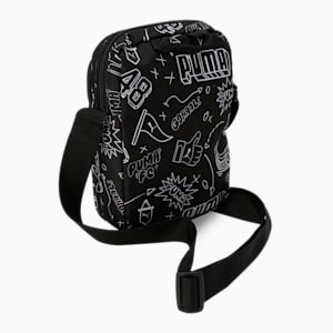 PUMA Academy Unisex Portable Bag, PUMA Black-B&W Graphic AOP, extralarge-IND