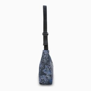 PUMA Tropical Print Women's Shoulder Bag, PUMA Black-AOP, extralarge-IND