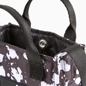 Core Pop X-Body Women's Mini Tote, PUMA Black-street AOP, extralarge-IND