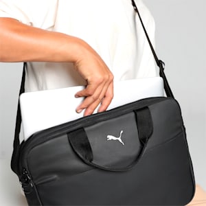 PUMA Unisex Reporter Bag, PUMA Black, extralarge-IND