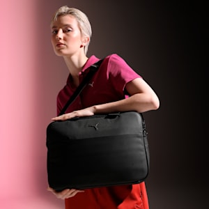 PUMA Unisex Reporter Bag, PUMA Black, extralarge-IND