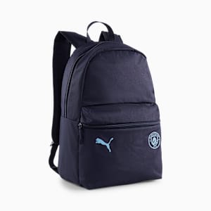 Sac à dos Manchester City ftblESSENTIALS, PUMA Navy-Team Light Blue, large