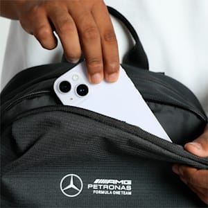 Mercedes-AMG Petronas F1® Unisex Motorsport Backpack, PUMA Black, extralarge-IND